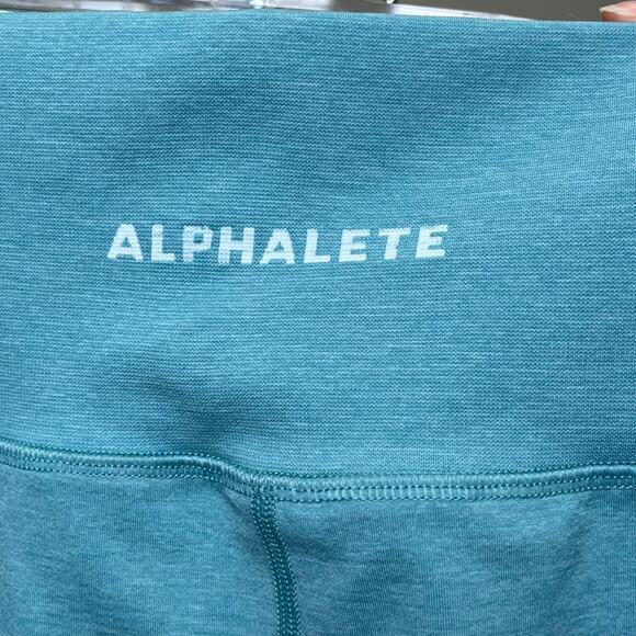 Alphalete Revival Leggings Jade Green XL - Picture 3 of 7